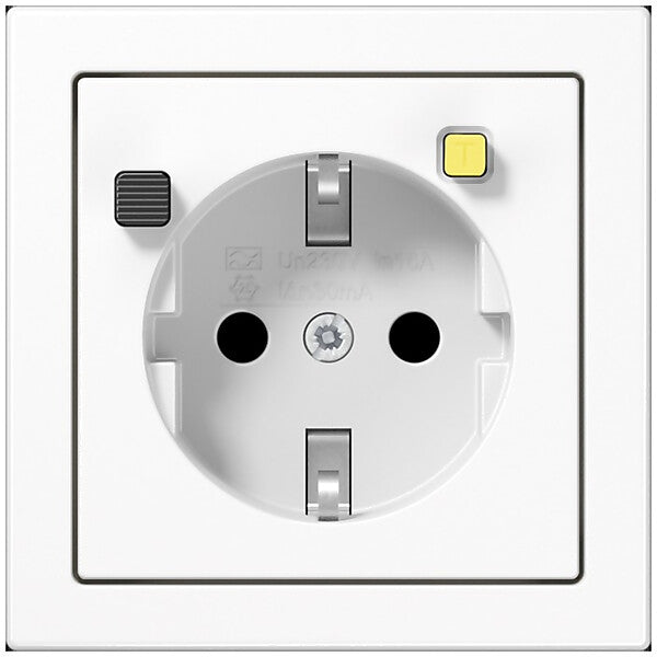JUNG FI-SCHUKO-Steckdose 16A 250V 30mA LS 5520.30 WW